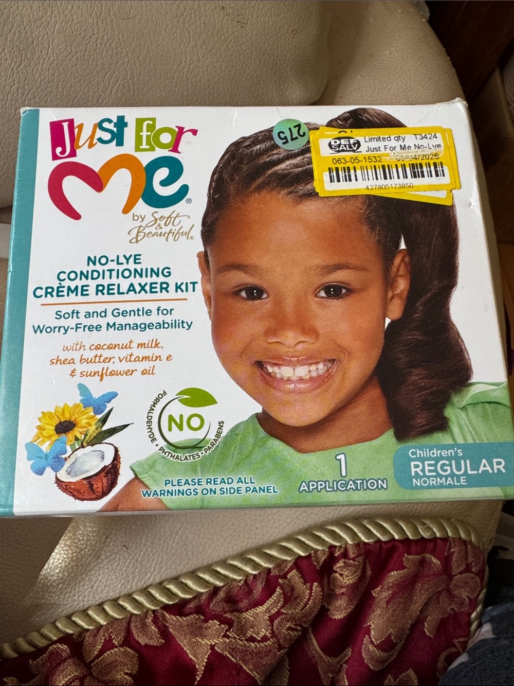 No-Lye Conditioning Creme Relaxer Kit - Green (Children's Regular)